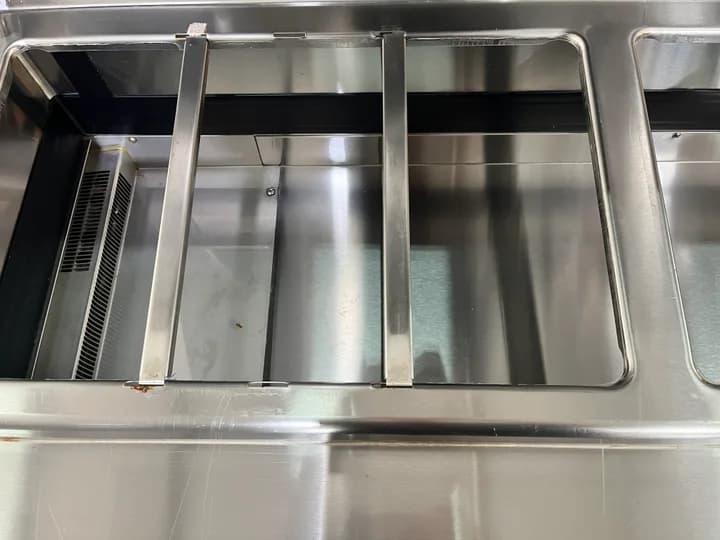부성 토핑냉장고 1200 간냉식 중고 밧드 바트 업소용 샐러드 피자 상품 사진 7