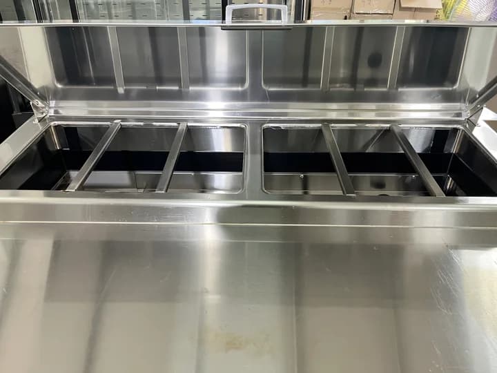 부성 토핑냉장고 1200 간냉식 중고 밧드 바트 업소용 샐러드 피자 상품 사진 6