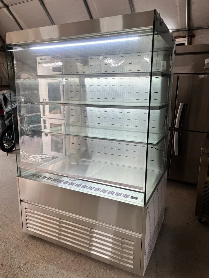 오픈 쇼케이스 냉장고 1200 올스텐 4단 중고 야채 과일 반찬 진열 보관 상품 사진 3