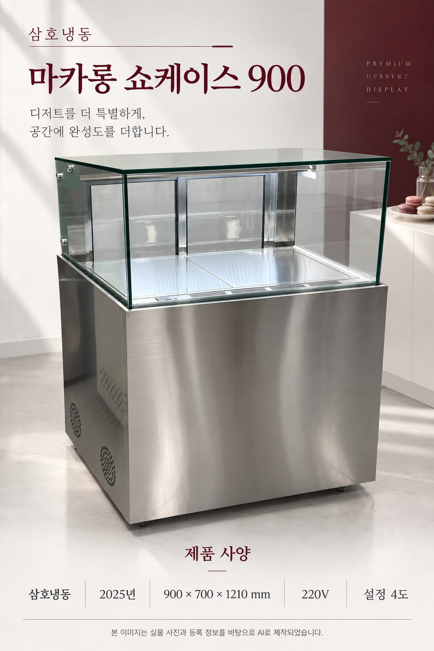 마카롱쇼케이스 900 중고 상세페이지 4
