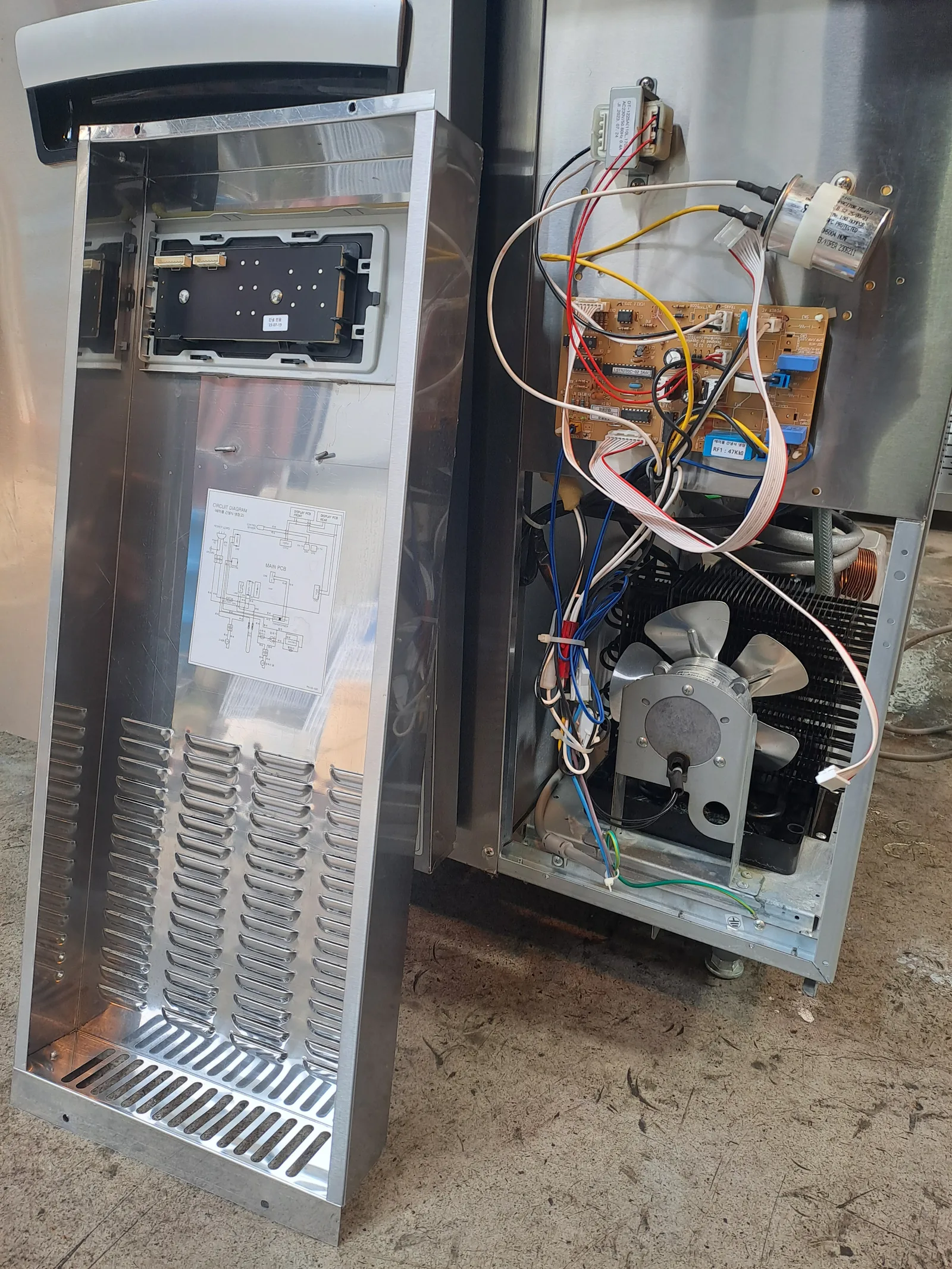 라셀르 테이블냉장고 900 중고 lt-914r 현장 사진