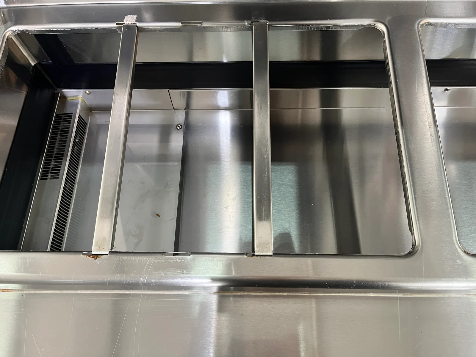 부성 토핑냉장고 1200 간냉식 중고 밧드 바트 업소용 샐러드 피자 사진상세 8
