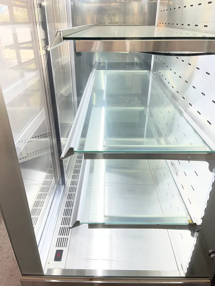 반찬 쇼케이스 1200 중고 올스텐 맞춤 제작 4단 앞문형 상품 사진 4