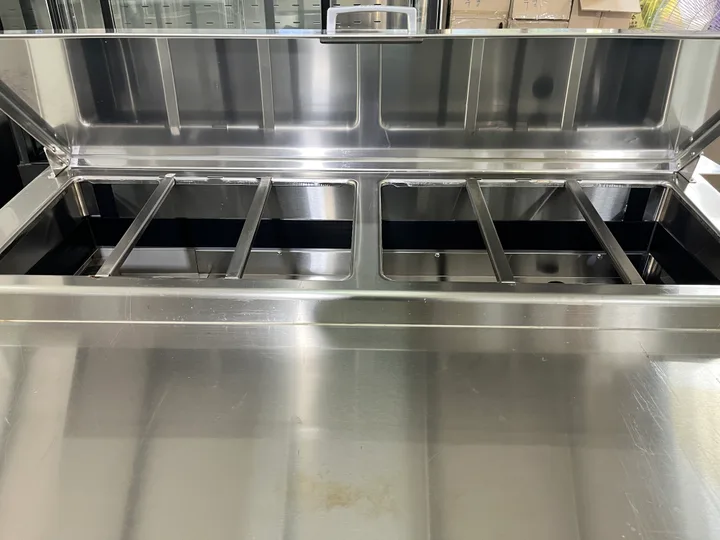 부성 토핑냉장고 1200 간냉식 중고 밧드 바트 업소용 샐러드 피자 규격 사진 5