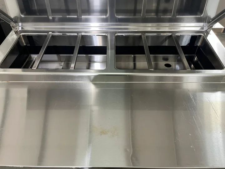 부성 토핑냉장고 1200 간냉식 중고 밧드 바트 업소용 샐러드 피자 상품 사진 5